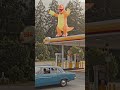 Gas Station Workers Didn't Expect This #shorts #dinosaur #prank