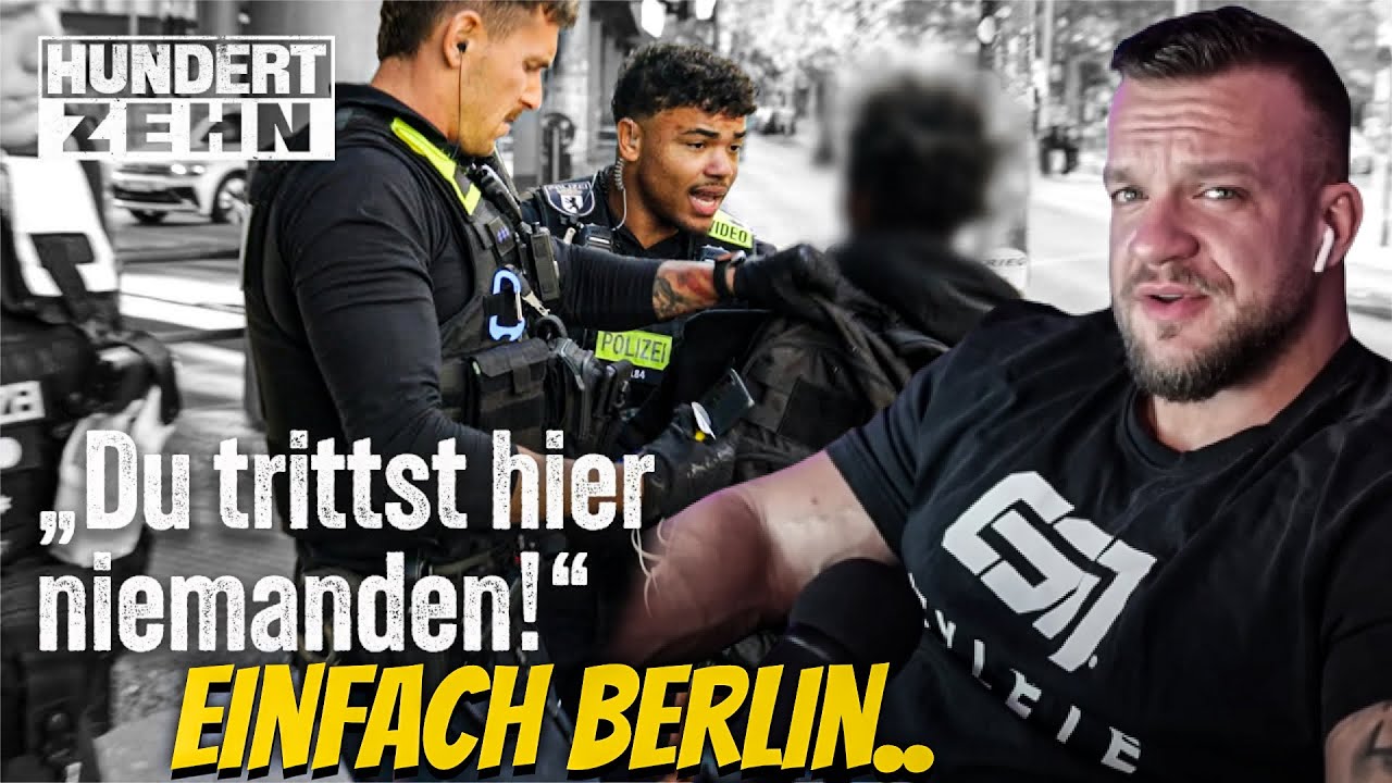 Das ist in Berlin normal.. Festnahme Live. Reaktion William Niewiara