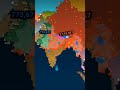 india, Myanmar vs china, pakistan, Bangladesh #war #history #historical #map #whoisbetter