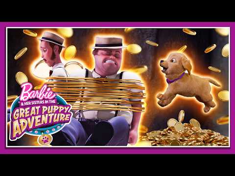 I cuccioli catturano i cattivi! | Barbie e le sue sorelle ne La grande avventura dei cuccioli | Clip