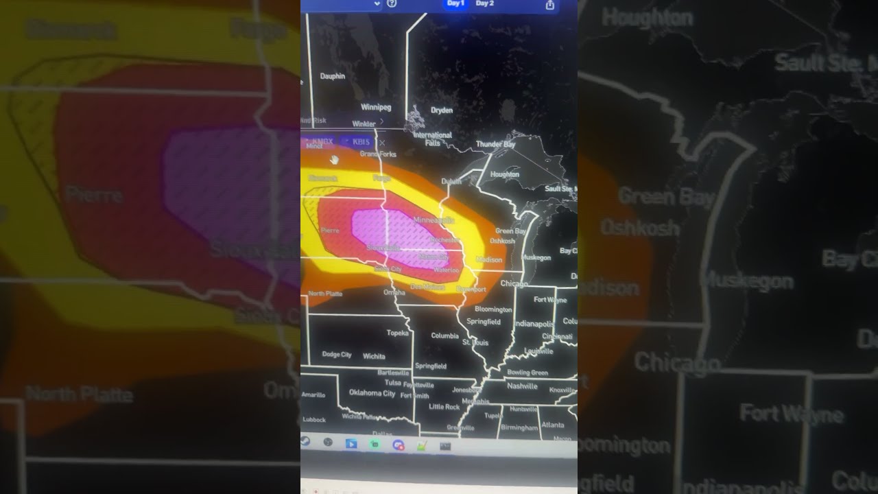 Major Derecho Threat Across The North Today 80 Mph Winds Likely Wx Weather Tornado Storms Us