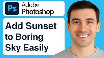 How To Change Overcast Photos In Photoshop | Add Sunset To Boring Sky - 2025 (Tutorial)