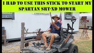 Famous ISSUE with SPARTAN SRT-XD / Starting my Spartan Zero Turn with a STICK / PARK BRAKE SAFETY SWITCH Net Worth