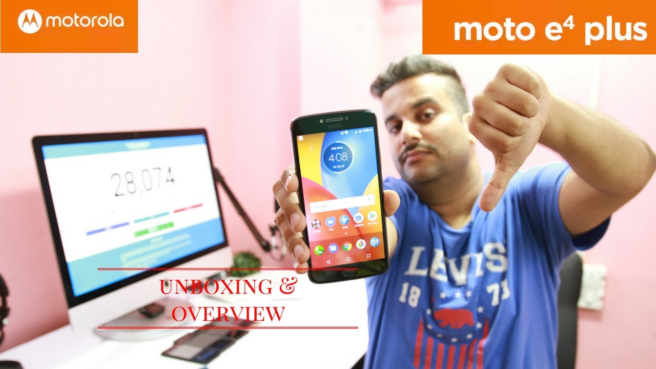 Moto E4 Plus - Indian Retail Unit - Unboxing & Overview mrsa