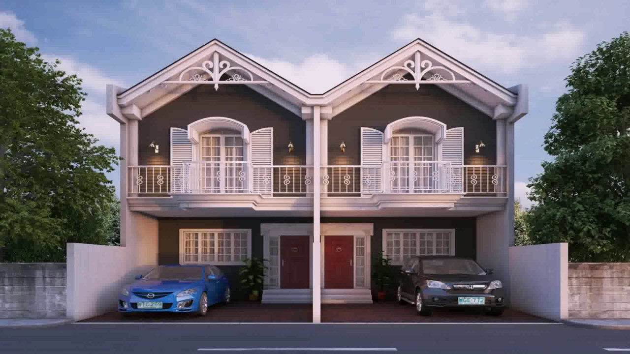  Modern  Duplex  House  Design  Philippines YouTube