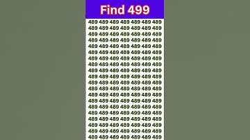 Find 499-EP#679#mathpuzzle #brainteaser #iqtest #mathstrics #pahelian #reasoning  #shorts