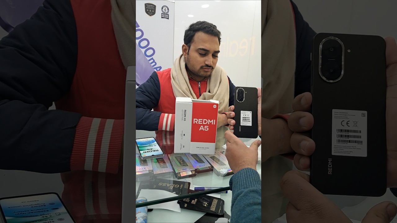 Redmi A5 4/64 unboxing 