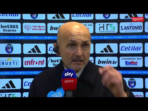 Video Pisa-Juventus, Spalletti: Vittoria che ci dà entusiasmo e convinzione