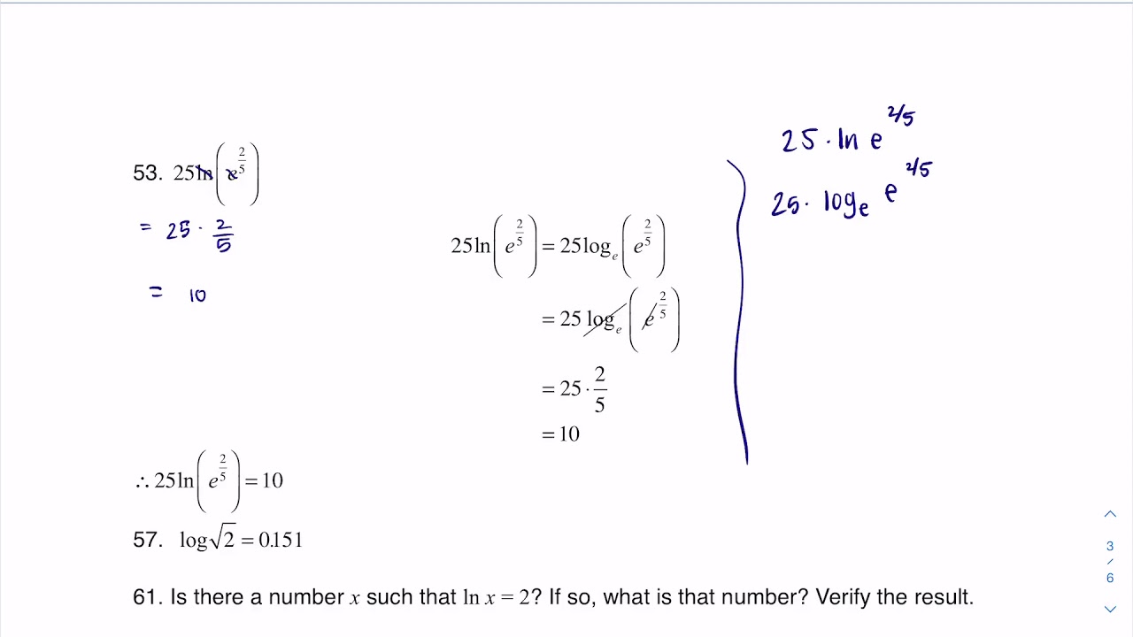 Math 31 HW Section 6.3 #53 - YouTube