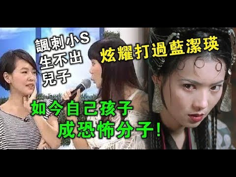 炫耀打过蓝洁瑛，讽刺小S生不出儿子，如今自己孩子成恐怖分子！