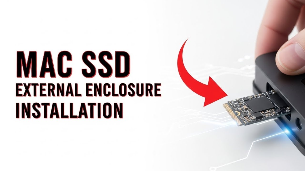 How To Install a Mac SSD into an External Enclosure - YouTube