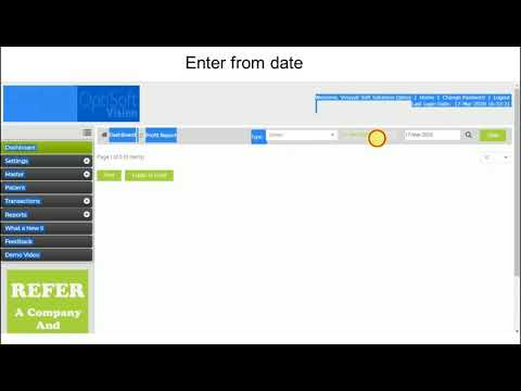 Optical Retail Shop Inventory Management Software - Profit Report