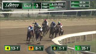RACE 3 PROGRAM 9 19 2025