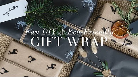 Fun & Festive DIY | Eco-Friendly Christmas Gift Wrap