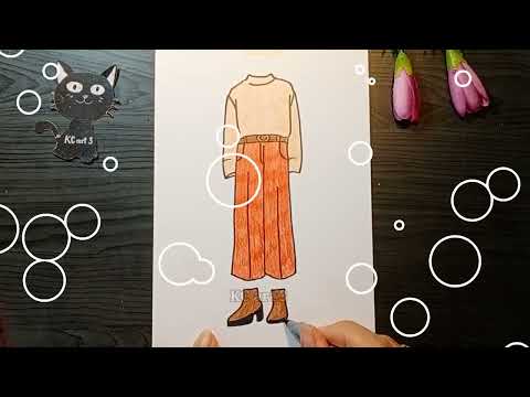 Video Vẽ Thời Trang - Trang Phục Yêu Thích | Vẽ Trang Phục... - youtube
