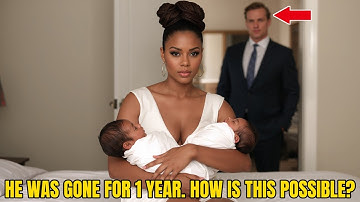 “Millionaire returns after a year-long business trip — shocked to find his wife holding twins.”