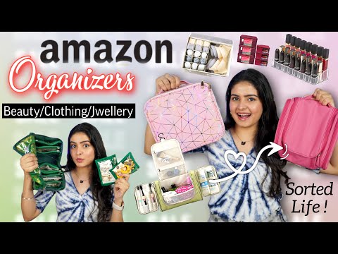 Best ORGANIZERS from AMAZON | Makeup Kit/Travel Bag/Clothing/Storage |