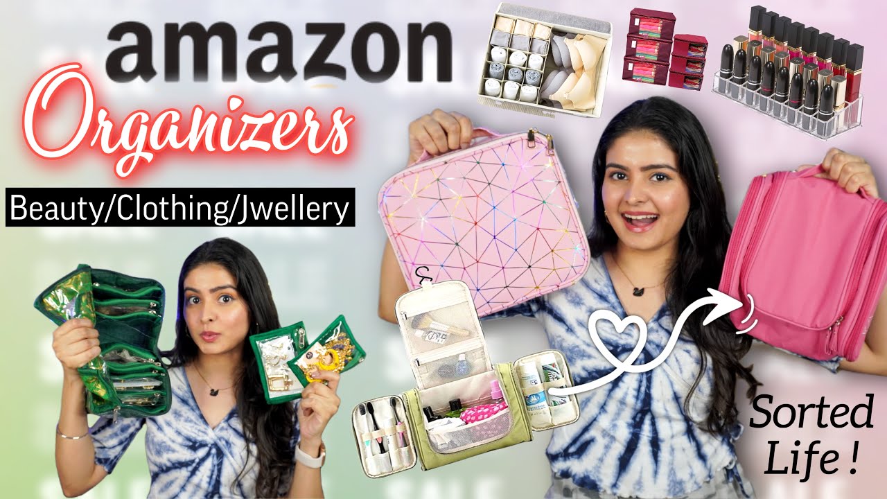 Best ORGANIZERS from AMAZON Makeup Kit/Travel Bag/Clothing/Storage