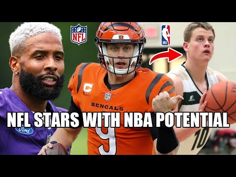 NFL STARS PLAYING BASKETBALL!