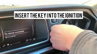 Volvo V40 How To Set Up Wiper Arms in Service Position to Change Wiper Blades