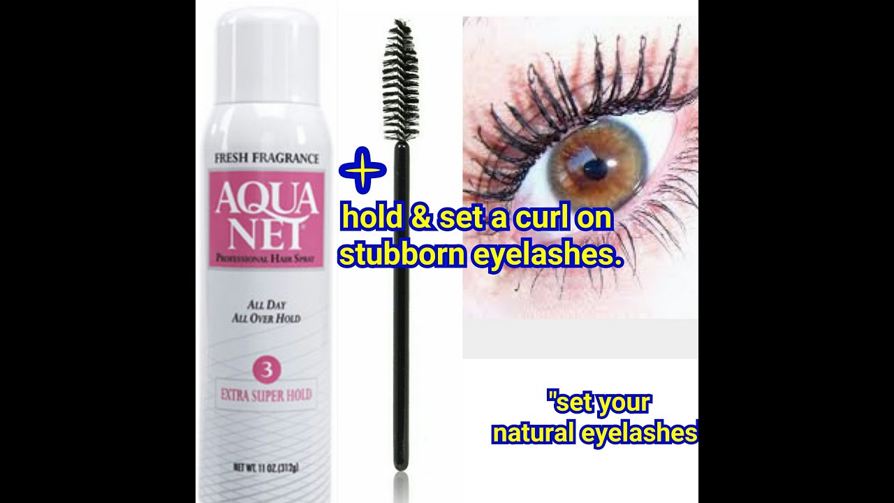 HAIR SPRAY KEEP EYELASHES CURLED ALL DAY YouTube