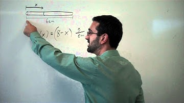 Mass of a rod from a linear density