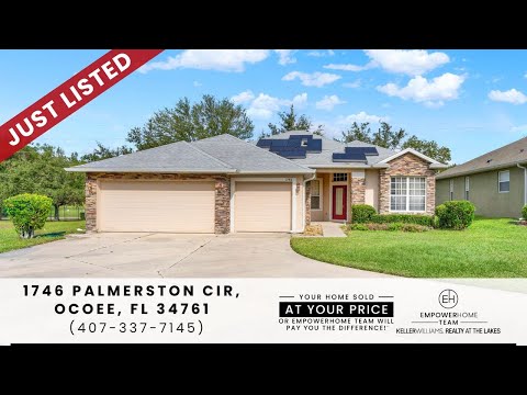 1746 Palmerston Circle, Ocoee, FL home video tour