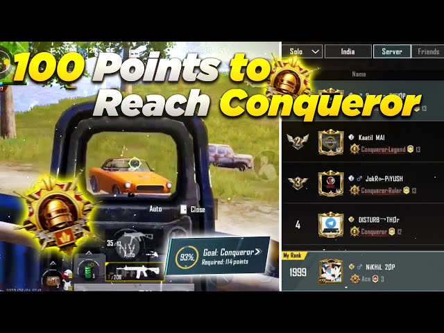 🌟Ace To Conqueror | Bgmi solo rank push tips and tricks 🔥 class=