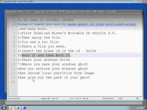 !00% working HOW TO MAKE GHOST WITH HIRENS BOOT CD on 2015