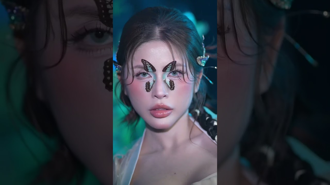 METAMORPH 🦋Behind the Glow✨ #TiPuMakeUp #MakeUp #Korean  #Trend #Makeup #Transformation #fyp