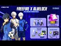 free fire x blue lock event Calendar 🥳🤯 | Ff upcoming event | Ff new event | Ff new event today