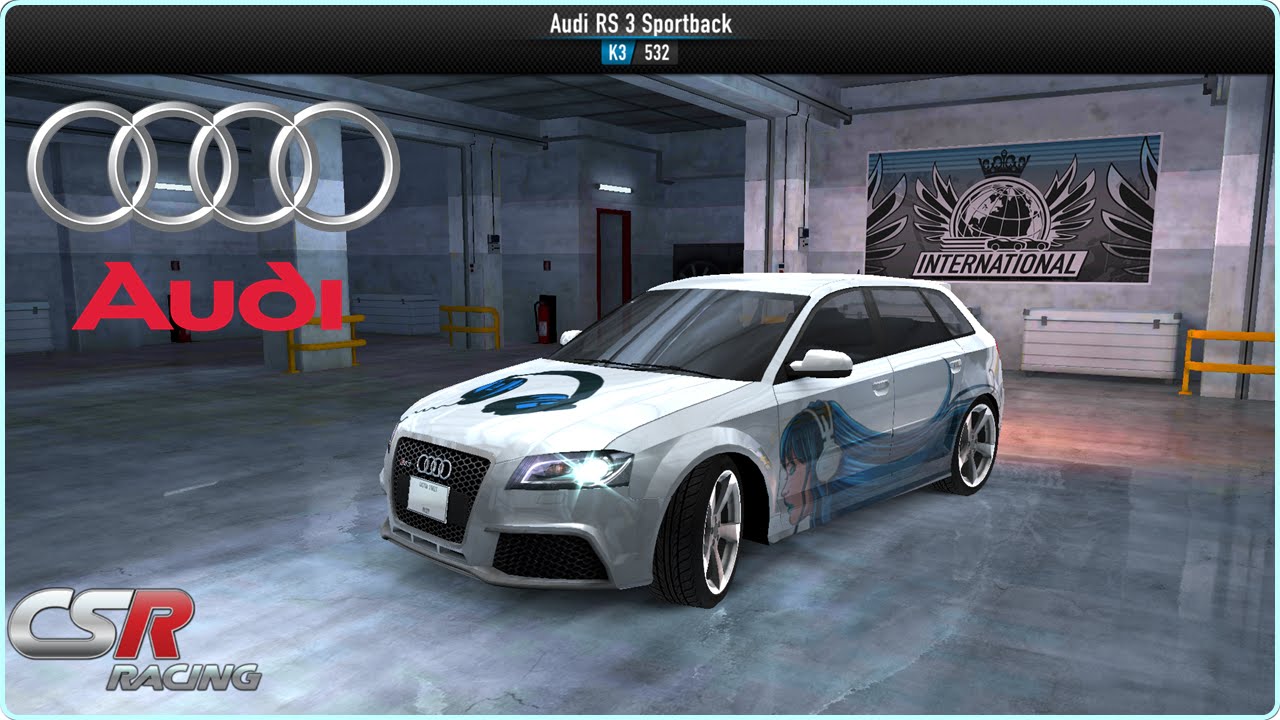 CSR Racing: Audi RS3 Sportback, Auto/Car, Gameplay (HD)