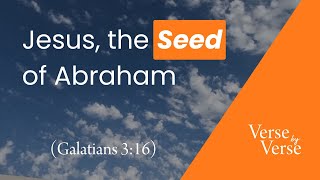Jesus, the Seed of Abraham (Galatians 3:16) | Verse by Verse