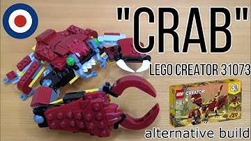 LEGO Creator 31073 Alternative build tutorial CRAB、レゴクリエイター31073をカニに組み替え