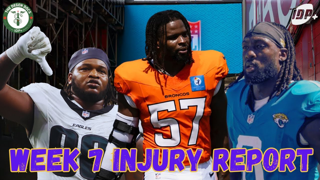 ЛУЧШИЕ прогнозы по травмам в фэнтези-футболе и IDP на 7-ю неделю НФЛ!