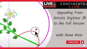 Upgrading from Artistic Digitizer JR to the Full Version