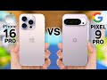 Apple iPhone 16 Pro VS Google Pixel 9 Pro | Full Comparison &amp; Price | iOS 18 vs Android 14