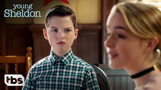 Sheldon Competes With Paige At Bible School (Clip) | Young Sheldon | TBS