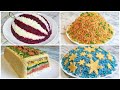 4 Салата на Новый Год 2024 / Новогодние Салаты / Праздничные Салаты / Salads for the New Year