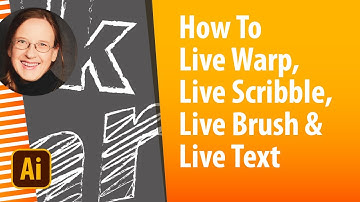 How to Warp, Scribble and then Apply a Brush to Editable Text in Illustrator