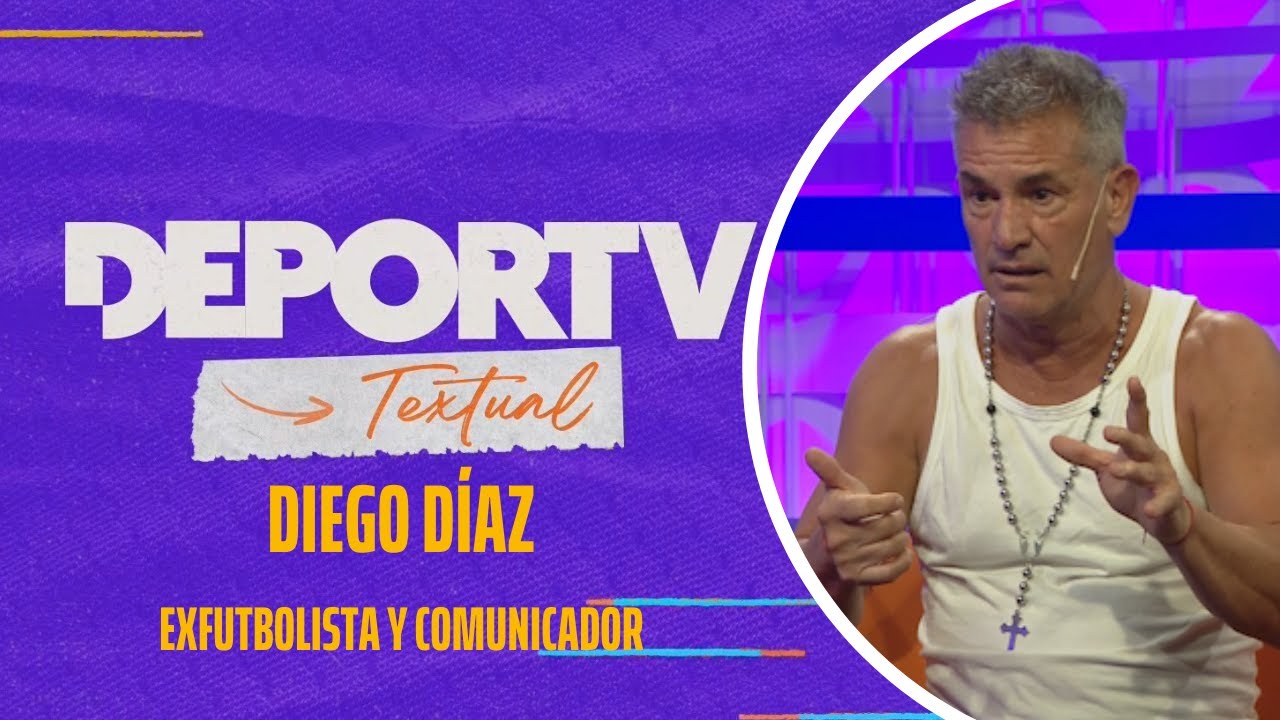 ⚽️ Diego Díaz mano a mano con Ceci Ruffa en DEPORTV Textual #62