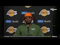 Carmelo on the disappointing loss: "We've got to leave that one here."