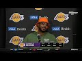 Carmelo on the disappointing loss: "We've got to leave that one here."