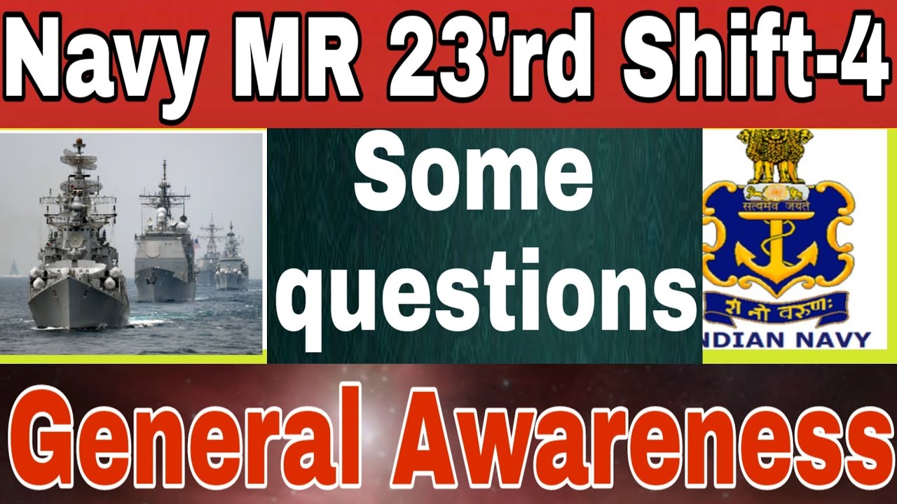 Navy MR 23'rd date 2019 (shift-4) previous questions in telugu