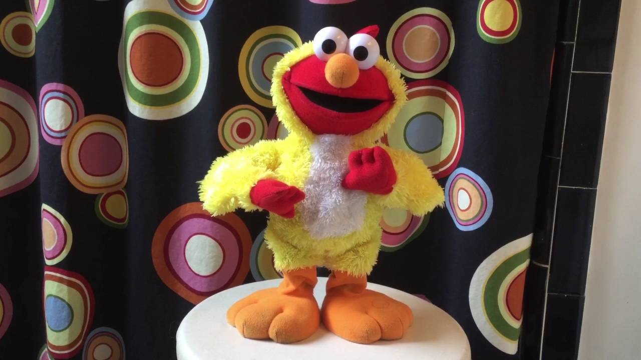 Chicken Dance Elmo/ Sesame Street.Sings, Dances, Interactive Plush ...