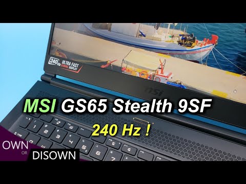 AMAZING SPEAKERS ! MSI GS65 Stealth 9SF In-Depth Review