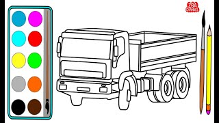 Truk Canter | Cara Menggambar dan Mewarnai Truk Canter Bermuatan Pasir Truk Canter | Cara Menggambar dan Mewarnai Truk Canter Bermuatan Pasir