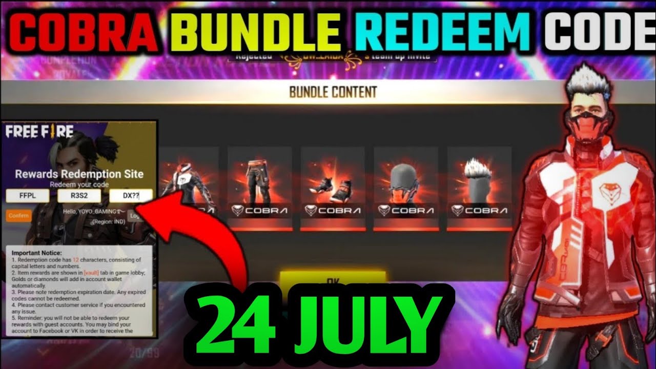 Garena Free Fire MAX Redeem Codes for August 5, 2023: Diamonds, Rare  bundles and exciting rewards to be won