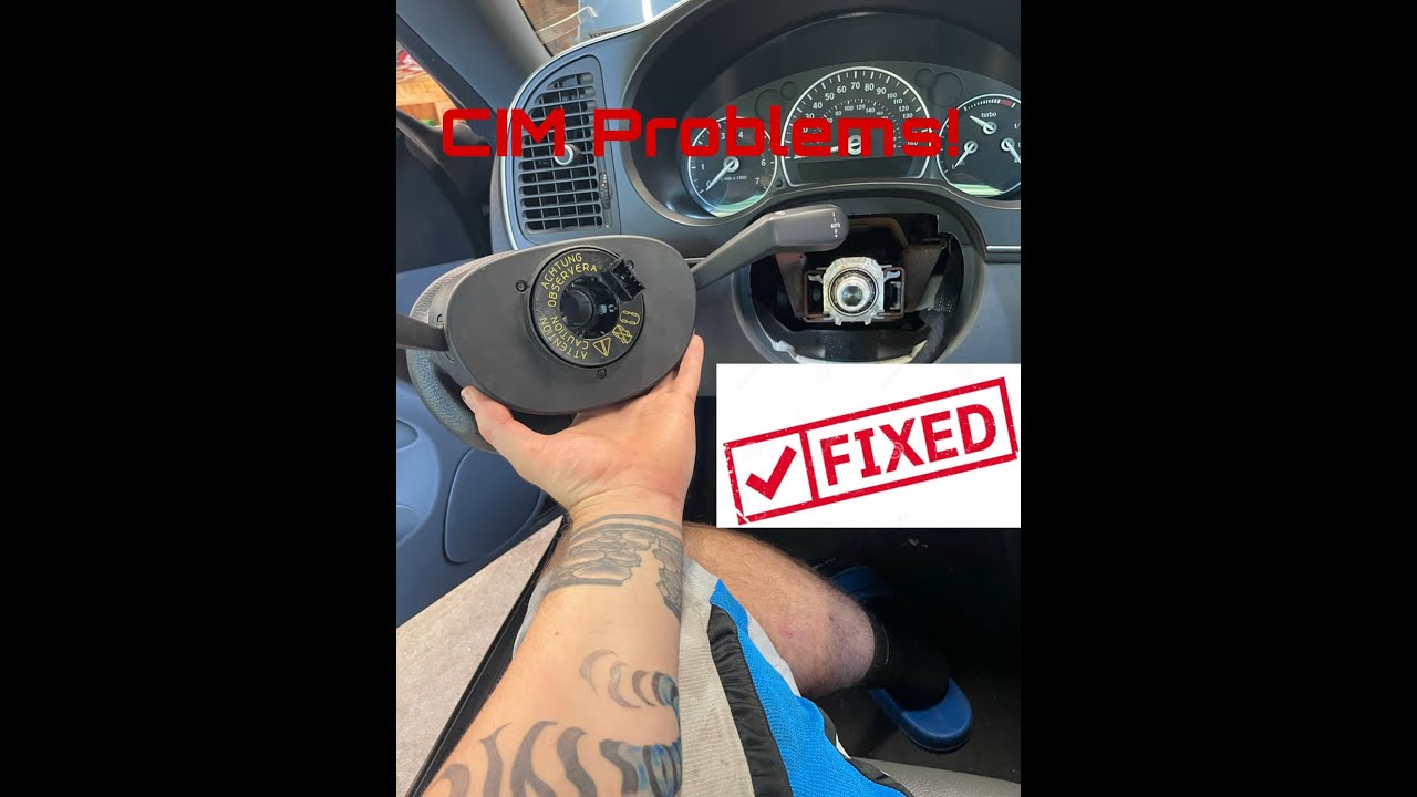Исправлена ​​проблема с указателем поворота Saab 9-3 2007 года! Снятие и разборка CIM! Программир...