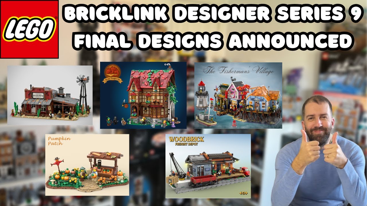 Программа конструкторов LEGO Bricklink, серия 9 — анонсированы 5 финальных проектов